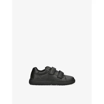 Geox Kids' Theleven Leather School Shoes Black Eur 29 / 11 Uk