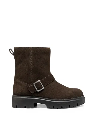 Geox Klargena Ankle Boots In Brown