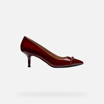 Geox Kleopy Woman Bordeaux In Burgundy