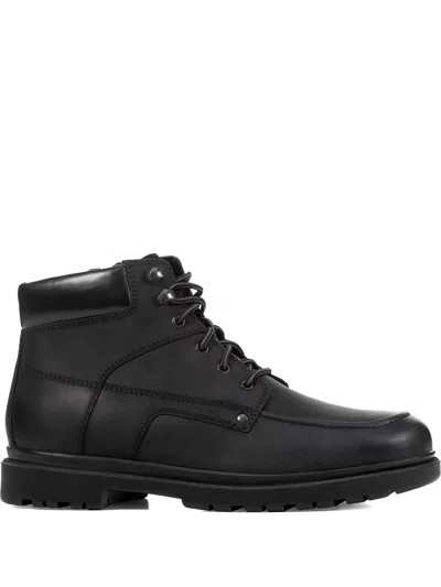 Geox Lace-up Boots In Black