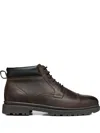 Geox Lace-up Boots In Brown