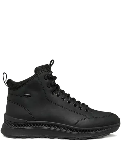 Geox Lace-up Leather Boots