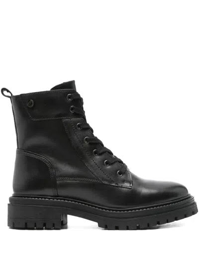 Geox Lace-up Leather Boots