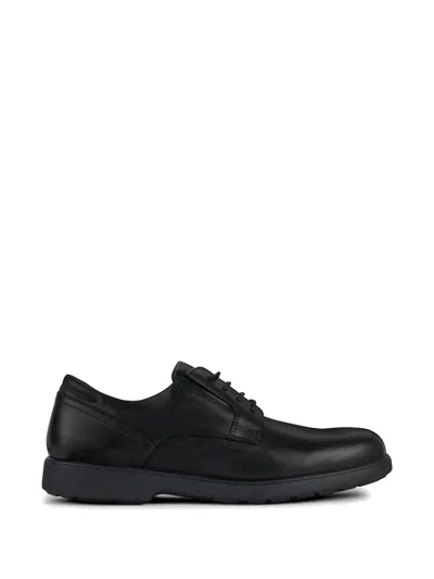 Geox Lace-up Shoes In Black