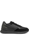 Geox Lace-up Sneakers In Black