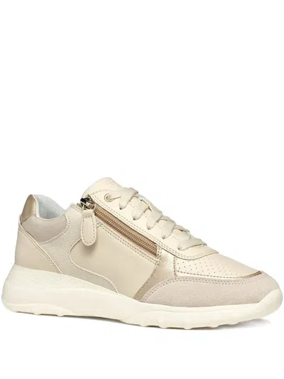 Geox Lace-up Sneakers In Neutral