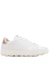 Geox Lace-up Sneakers In White