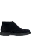 Geox Lace-up Suede Boots In Multi