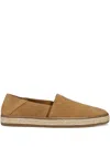 Geox Leather Espadrilles In Brown