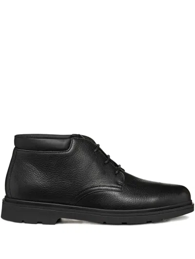 Geox Leather Lace-up Ankle Boots