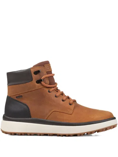 Geox Schnürstiefel Aus Leder