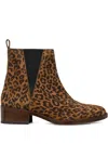 Geox Leopard-pattern Boots In Multi