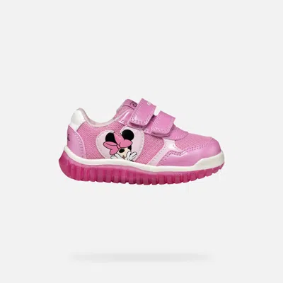 Geox Kids'  Lightyloo Toddler Girl In Dunkelrosa
