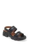 Geox Lisbona Slingback Sandal In Black