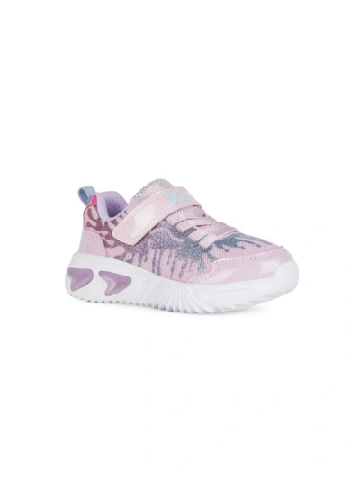 Geox Little Girl's & Girl's Assister Sneakers In Pink Sky