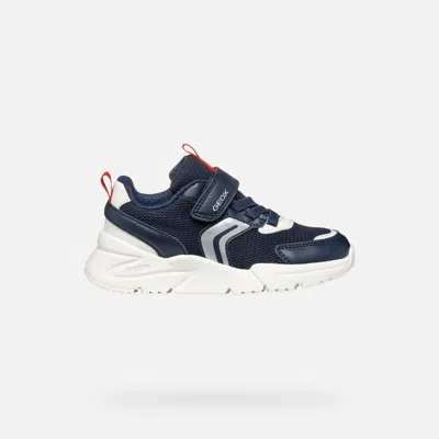 Geox Kids' Loftus Boy Navy/red In Navy,red
