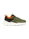 Geox Loftus Boy Military/black In Green