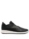 Geox Sneakers Mit Logo-schild In Black