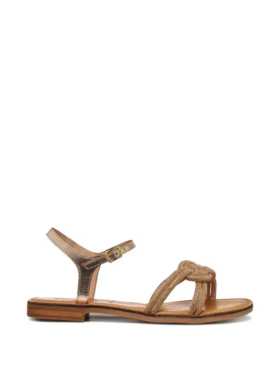 Geox Maddalusia C Knotted Sandals In Brown