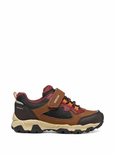 Geox Magnetar Abx Amphibiox Touch-strap Boots In 褐色