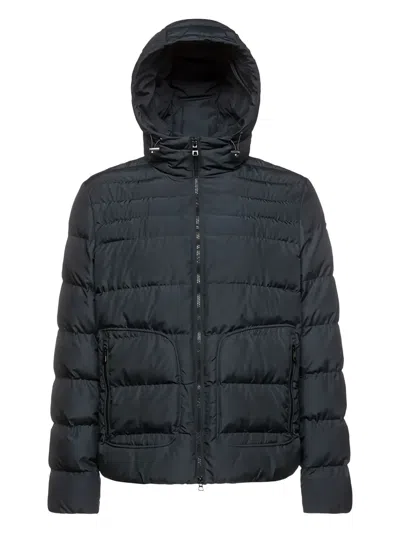 Geox Magnete Hooded Jacket In Black