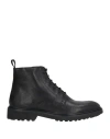 Geox Man Ankle Boots Black Size 9 Leather