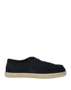 Geox Man Espadrilles Midnight Blue Size 9 Leather