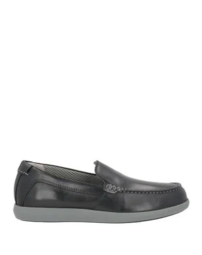 Geox Man Loafers Black Size 7 Leather