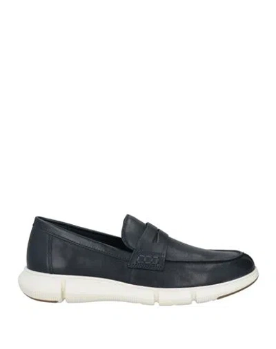 Geox Man Loafers Midnight Blue Size 8 Leather
