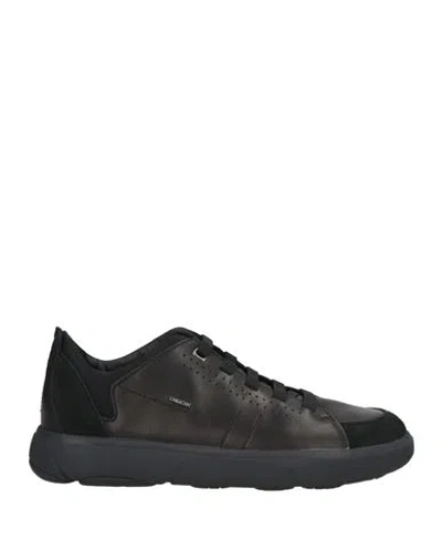 Geox Man Sneakers Black Size 9 Soft Leather