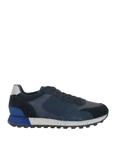 Geox Man Sneakers Midnight Blue Size 11 Soft Leather