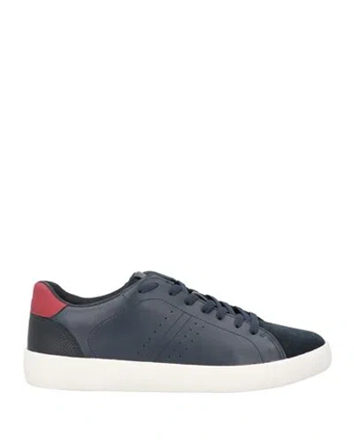 Geox Man Sneakers Midnight Blue Size 9 Leather