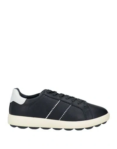 Geox Man Sneakers Midnight Blue Size 9 Leather