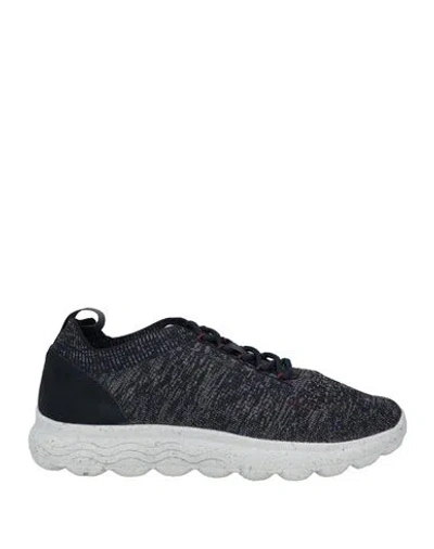 Geox Man Sneakers Midnight Blue Size 9 Textile Fibers