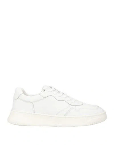 Geox Man Sneakers White Size 9 Leather
