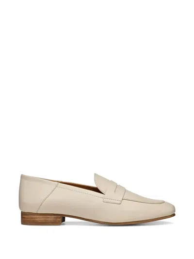 Geox Mantiena Penny Strap Loafers In Neutral