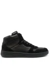 Geox Megnete High-top Sneakers In Black