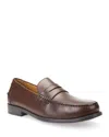 Geox New Damon 1 Slip-on Penny Loafer In Dark Brown