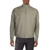Geox Mens Lightweight Cold Weather Bomber Jacket In Neutral