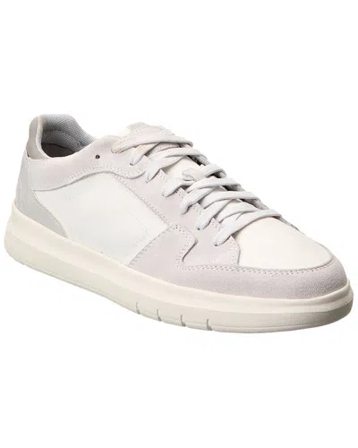 Geox Men's Merediano A-su Suede Low-top Sneakers In White
