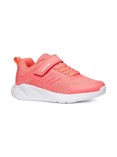 Geox Kids' Mesh-panel Athletic Sneakers In Neutral