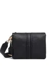 Geox Mini Clarissy Leather Cross Body Bag In Black
