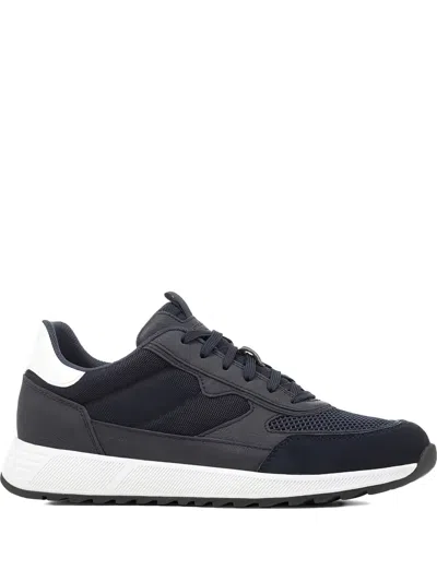 Geox Molveno Mesh Panel Trainers In Blue