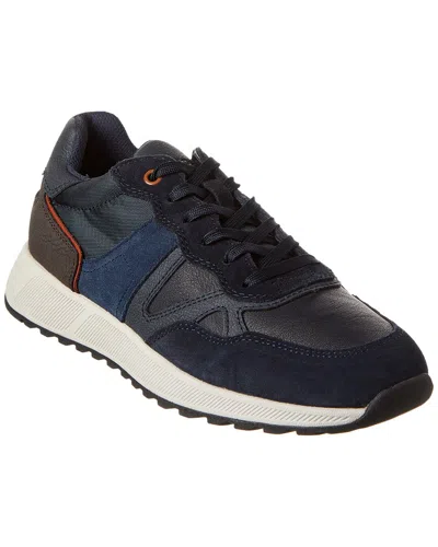 Geox Molveno Suede Sneaker In Blue