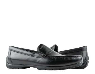 Geox Moner 2fit Wide Mocassin Loafer Black Men's Shoes U72q6a-00043-c9999