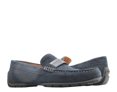 Geox Moner Mocassin Loafer Navy Suede Men's Shoes U0244a-00022-c4002