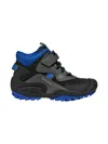 Geox New Savage Abx Boy Dark Grey/royal In Black