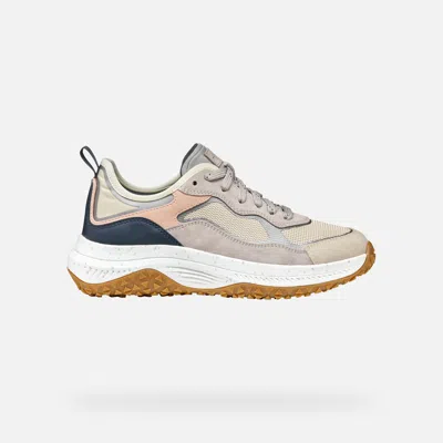 Geox Oliviera + Grip Woman Light Taupe/rock In Light Taupe,rock