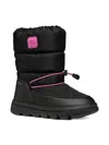 Geox Willaboom Abx Girl Black/fuchsia In Black