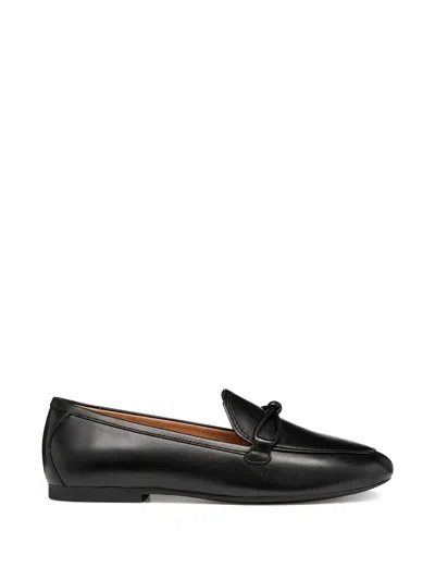 Geox Palmaria Knot Detail Loafer In Black